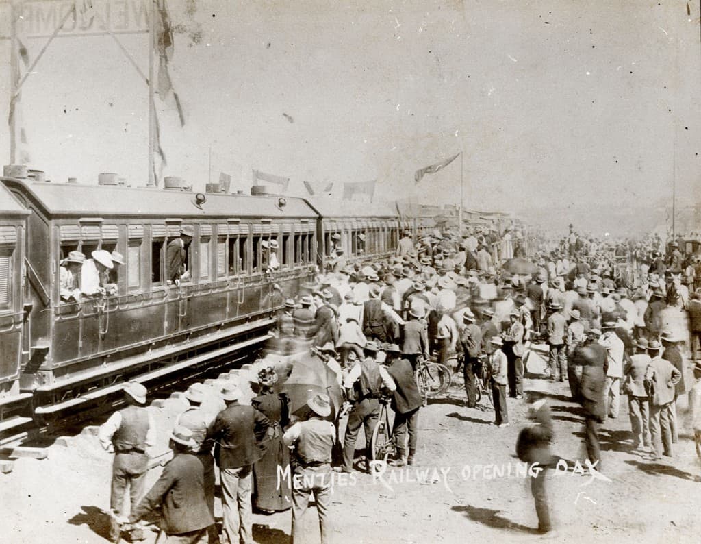 Menzies Railway Opening March 1898